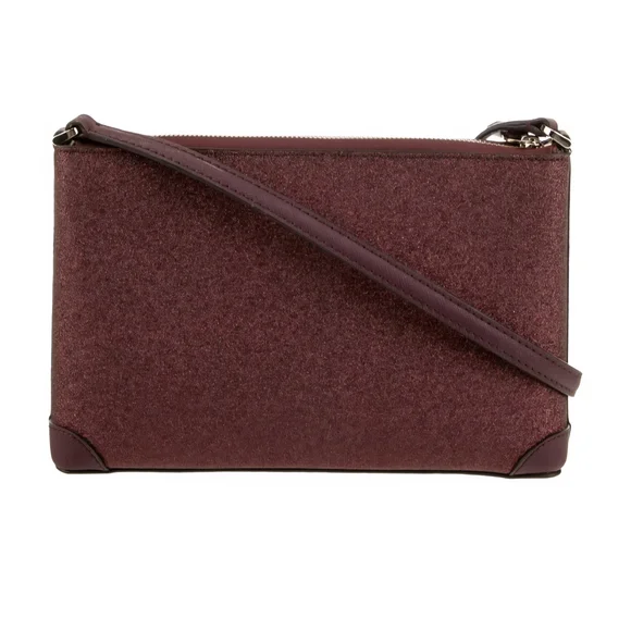 Kate Spade New York Burgundy Glitter Crossbody Bag W/ Gold Hardware (EUC)✨️💜✨️ - Picture 5 of 5